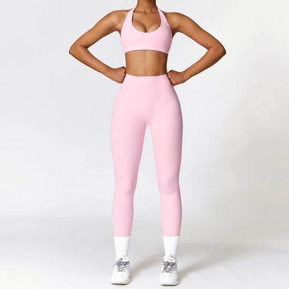 Womens Stunning Two-Piece Workout Sports Set Women