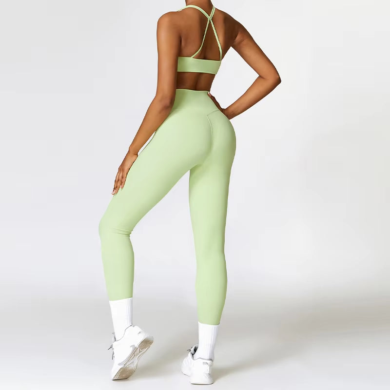 Womens Stunning Two-Piece Workout Sports Set Women