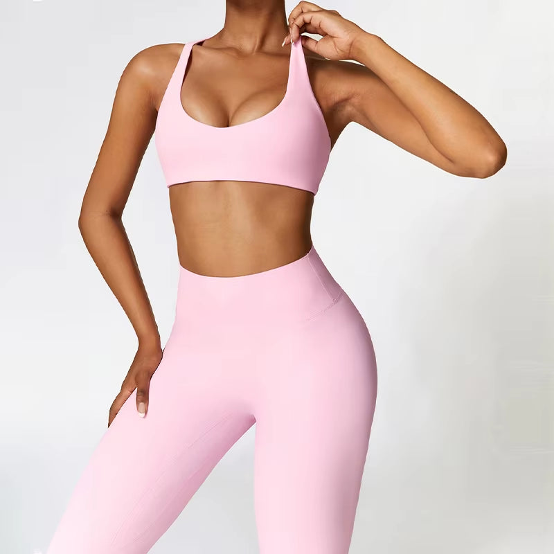 Womens Stunning Two-Piece Workout Sports Set Women